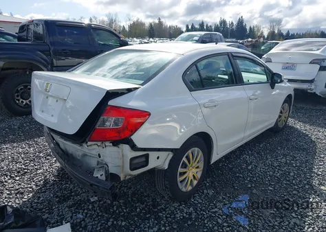 2012 Honda Civic Lx from USA, damaged, VIN 19XFB2F51CE383090
